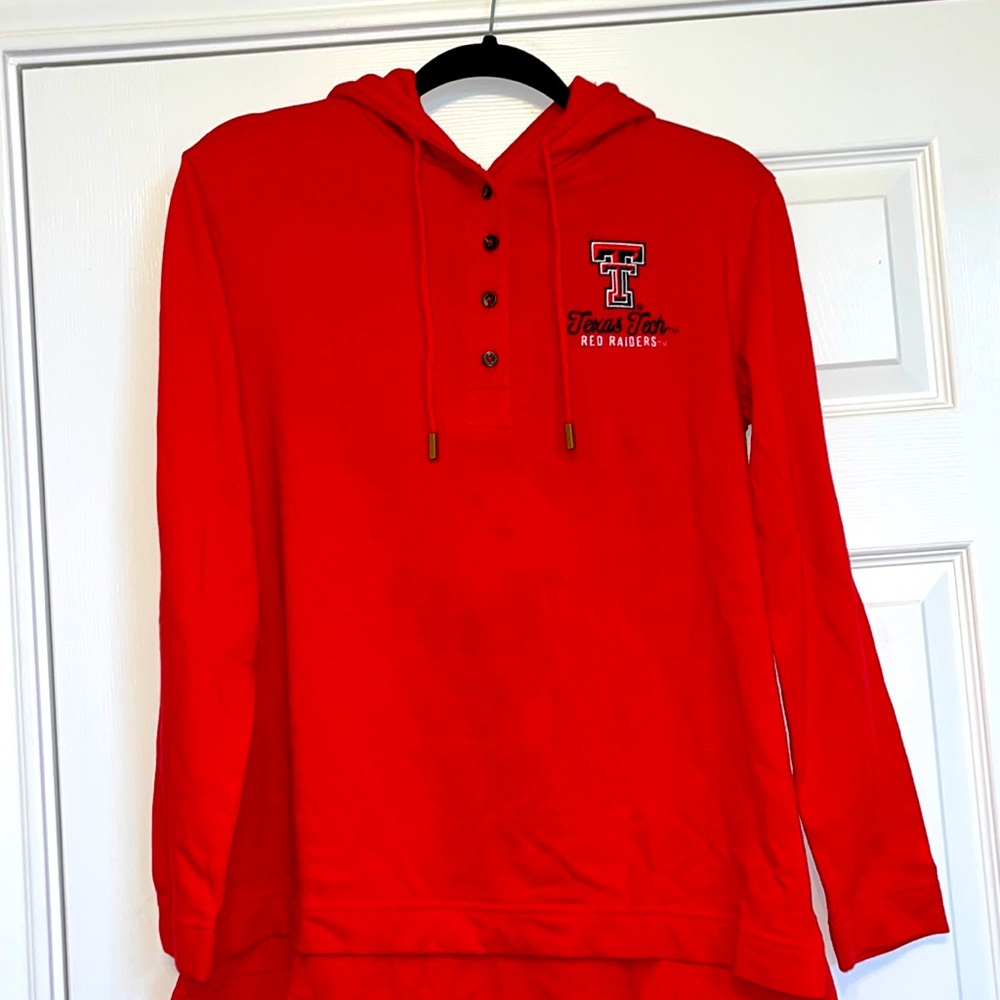 Women’s red champion Texas Tech hoodie